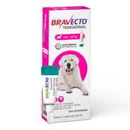Antipulgas e Carrapatos Bravecto Transdermal 1400 mg para Cães de 40 a 56Kg - 1 Pipeta