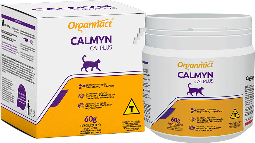 Suplemento Alimentar Organnact Calmyn Plus para Gatos - 60 g