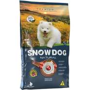 Ração Seca Snow Dog Maçã e Leite para Cães Filhotes - 3Kg