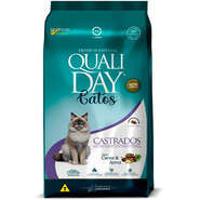 Ração Qualiday Especial Premium Cat Castrado Adulto Carne, Arroz e Vegetais - 10,1Kg