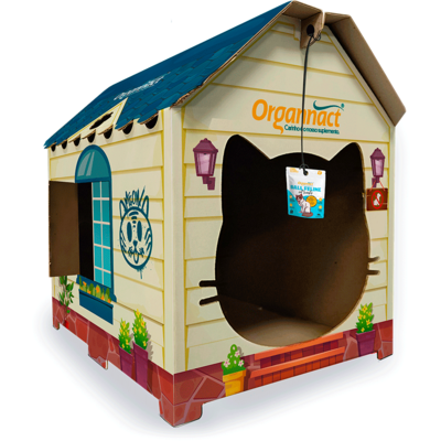 Grátis Brinde Casinha Organnact para Gatos - Tam. Único