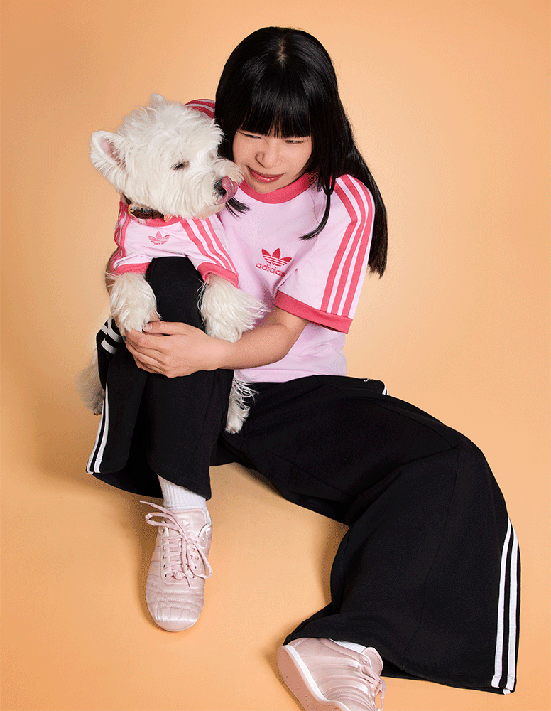 Camiseta Adidas Originals Pet Rosa - Tam. XGG