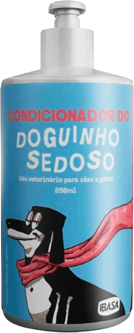 Condicionador do Doguinho Sedoso Ibasa para Cães e Gatos - 250 mL