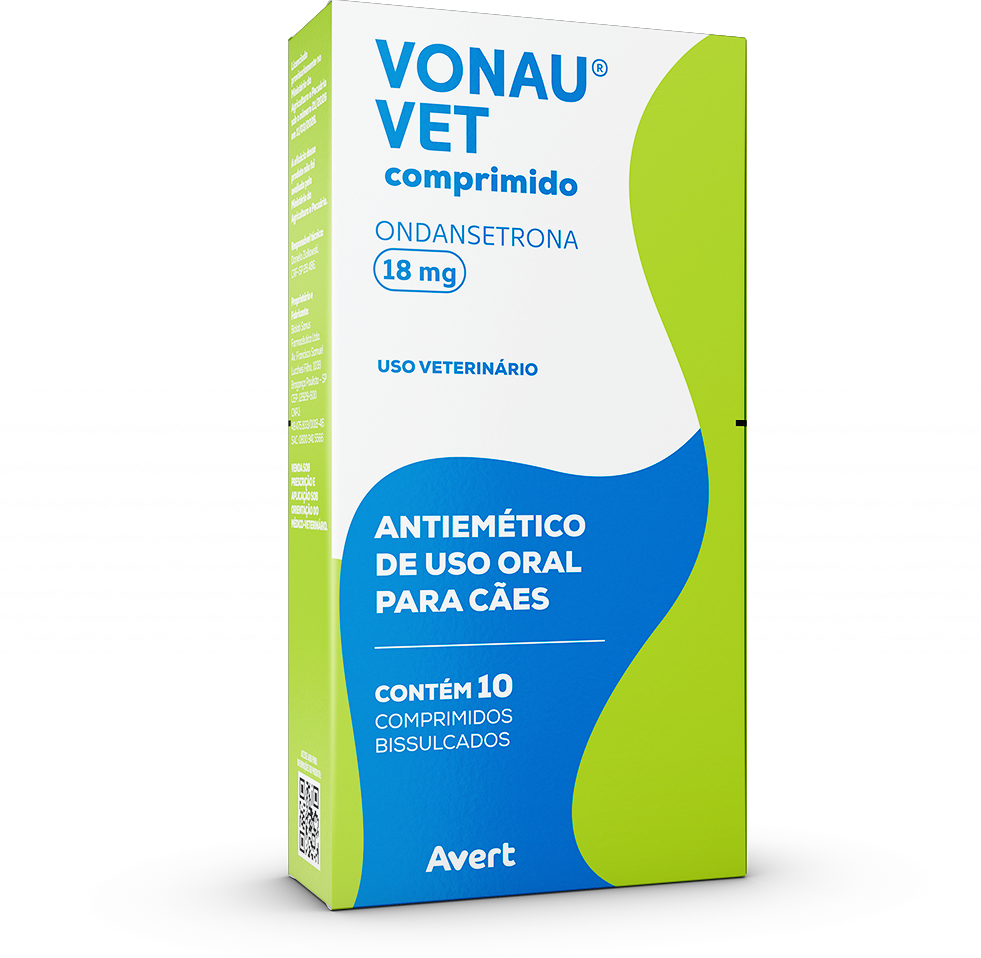 Antiemético Avert Vonau Vet 18 mg para Cães - 10 Comprimidos