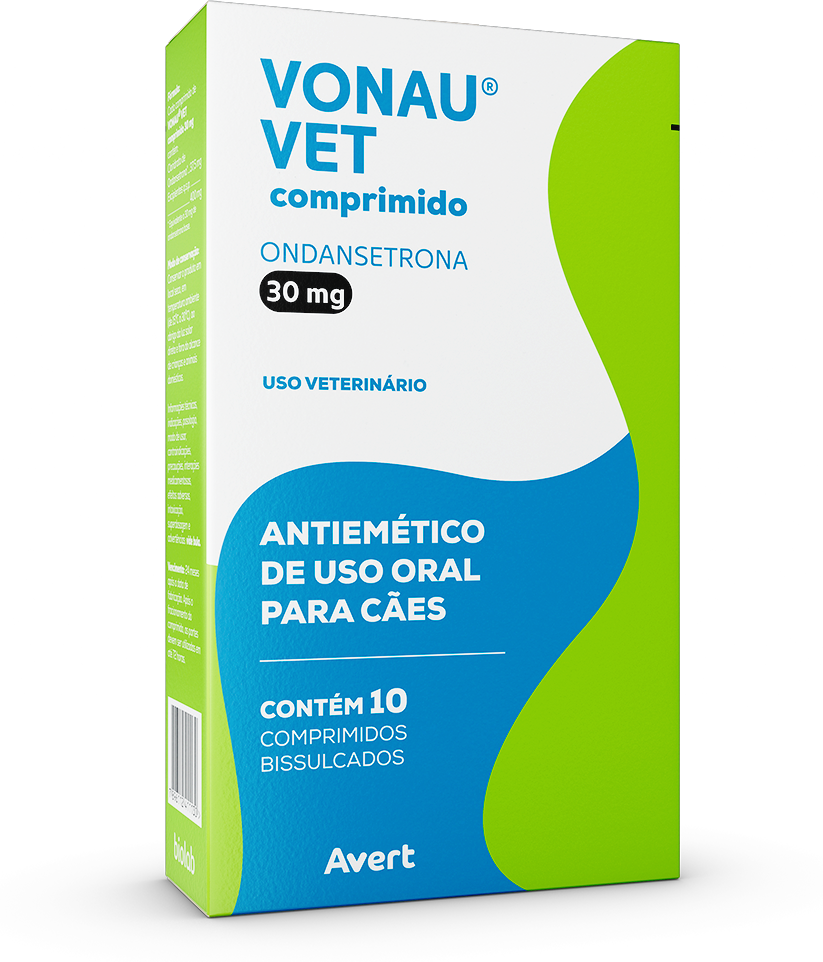 Antiemético Avert Vonau Vet 30 mg para Cães - 10 Comprimidos