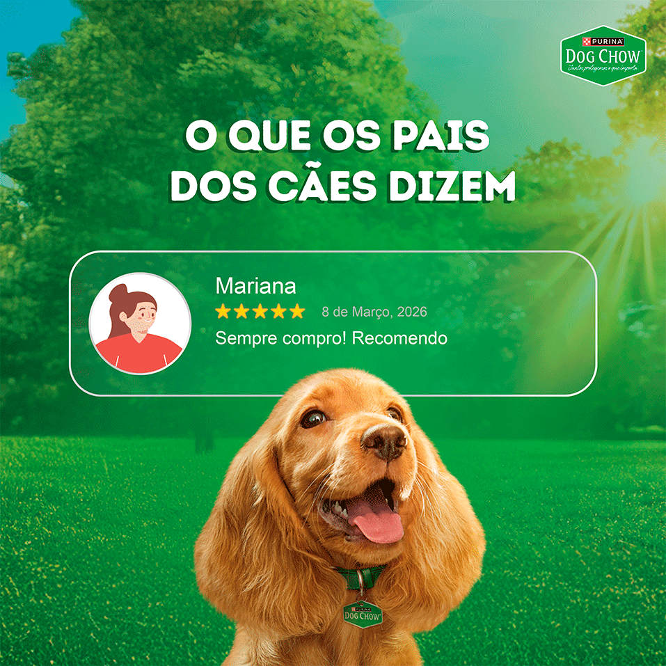 Ração Úmida Ótimo Começo Purina Dog Chow para Cães Filhotes Papinha sabor Carne, Cenoura, Maçã e Leite - 85 g