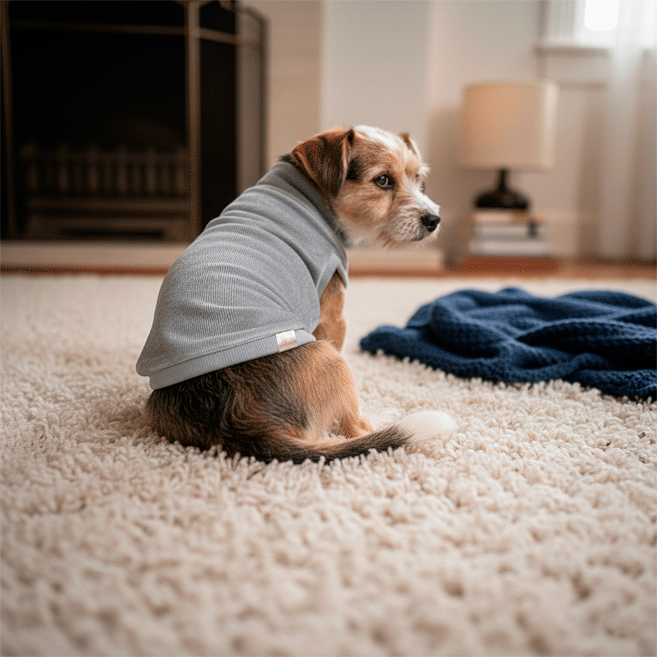 Blusa Veludo Fábrica Pet para Cães e Gatos Cinza - Tam. GG