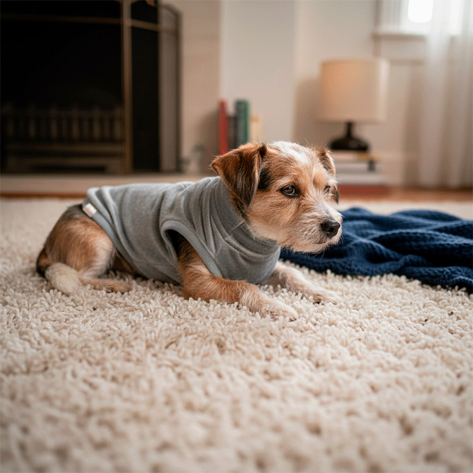 Blusa Veludo Fábrica Pet para Cães e Gatos Cinza - Tam. GG