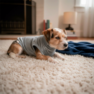 Blusa Veludo Fábrica Pet para Cães e Gatos Cinza - Tam. GG