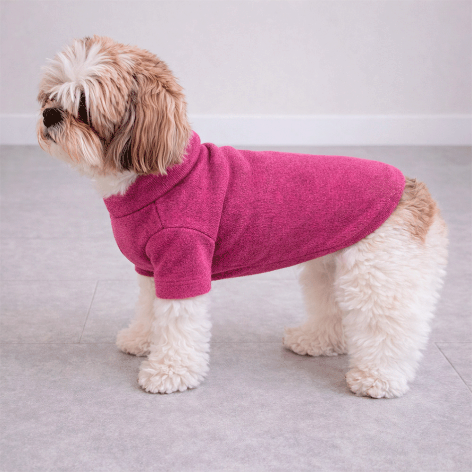 Blusa Linha com Manga Fábrica Pet para Cães e Gatos Pink - Tam. GG
