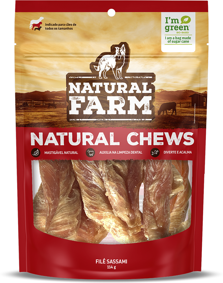 Petisco Natural Farm Filé Sassami para Cães - 114 g