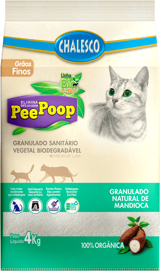 Granulado Mandioca Chalesco Fino Peepoop - 4Kg