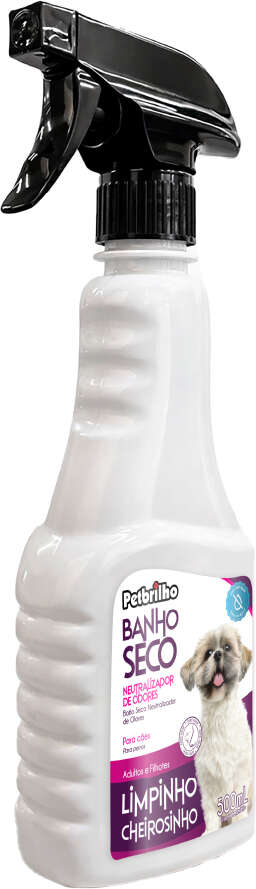 Banho a Seco Petbrilho Neutralizador de Odores para Cães e Gatos - 500 mL