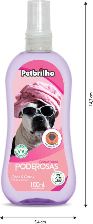 Colônia Petbrilho Fêmea - 100 mL