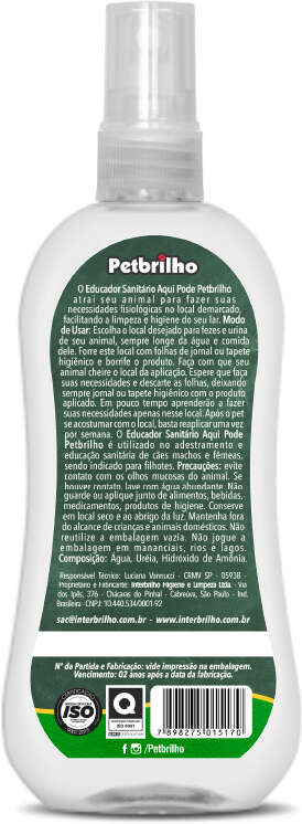 Educador Aqui Pode Petbrilho - 100 mL