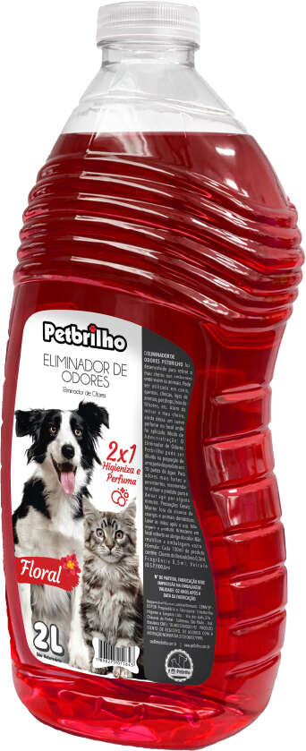 Eliminador de Odores Petbrilho Floral - 2 Litros
