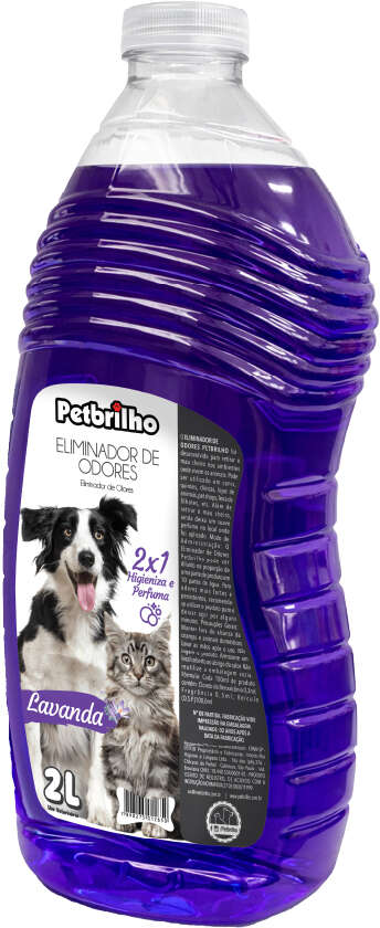 Eliminador de Odores Petbrilho Lavanda - 2 Litros