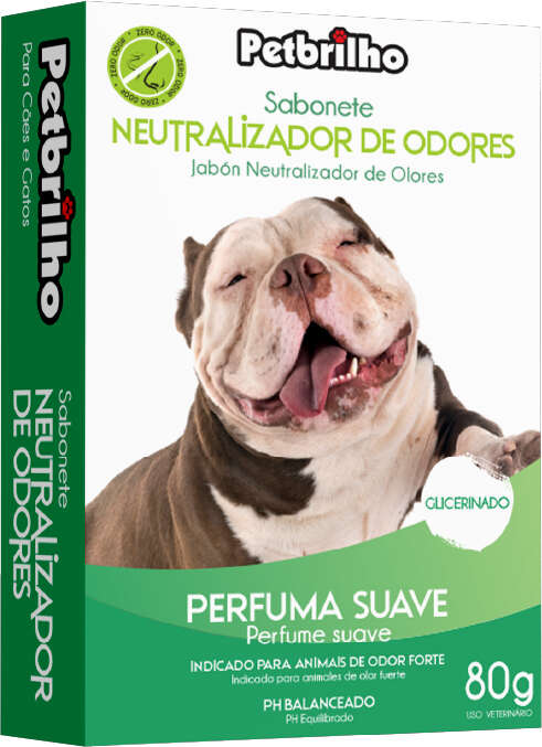 Sabonete Petbrilho Neutralizador de Odores - 80 g
