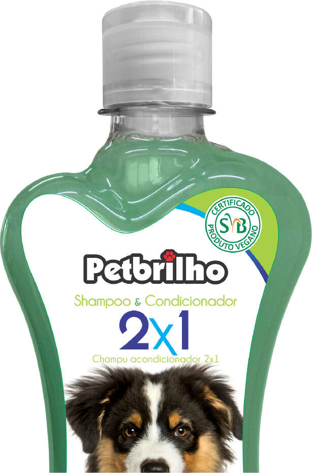 Shampoo Petbrilho 2 em 1 - 500 mL