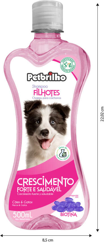 Shampoo Petbrilho Filhotes - 500 mL