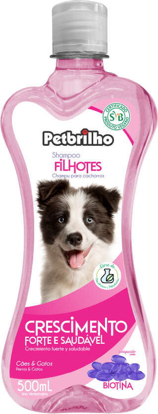 Shampoo Petbrilho Filhotes - 500 mL