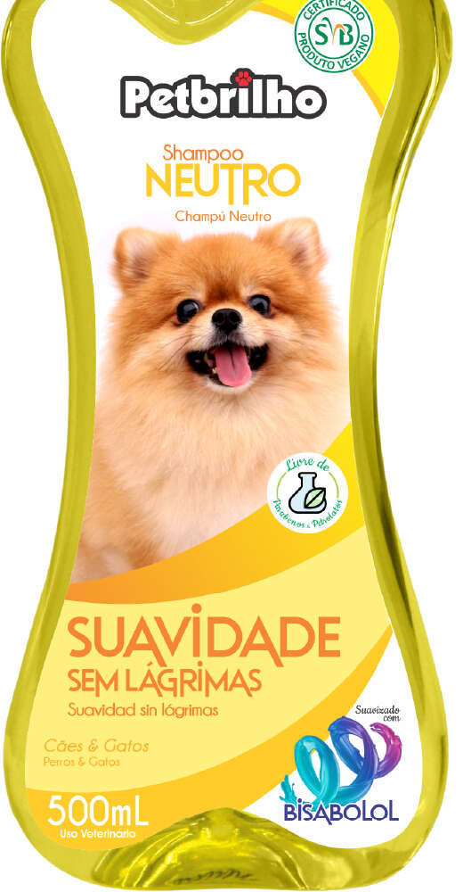 Shampoo Petbrilho Neutro - 500 mL