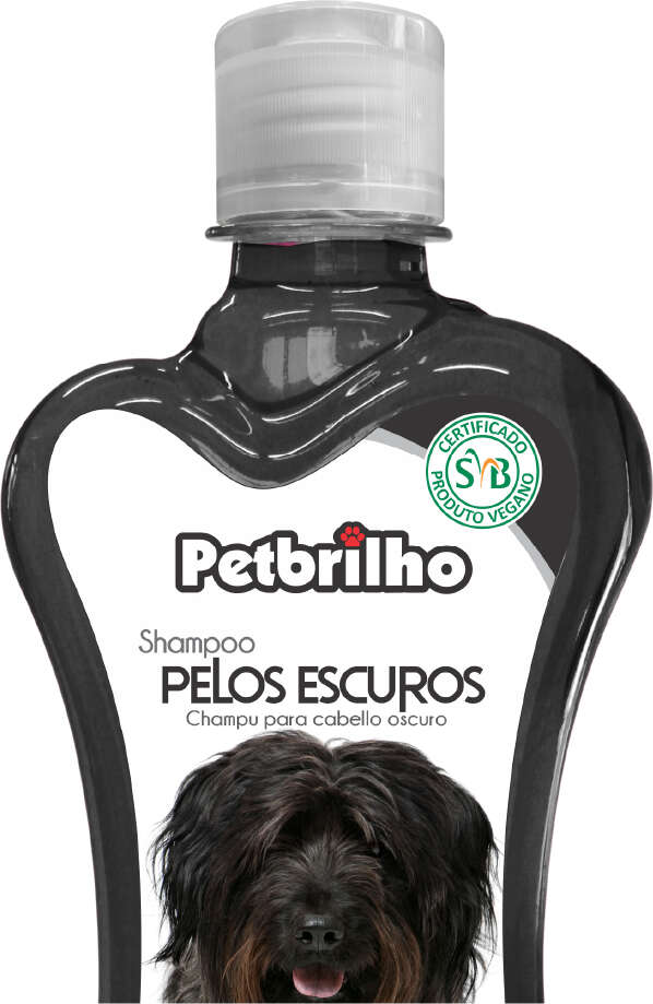 Shampoo Petbrilho Pelos Escuros - 500 mL