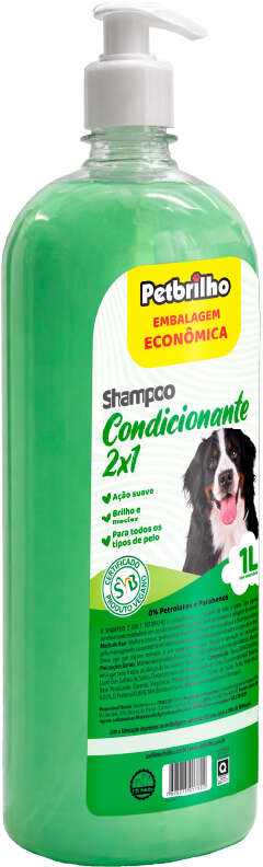 Shampoo Petbrilho 2 em 1 - 1 Litro