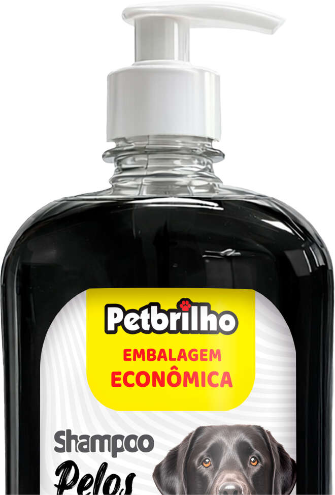Shampoo Petbrilho Pelos Escuros - 1 Litro
