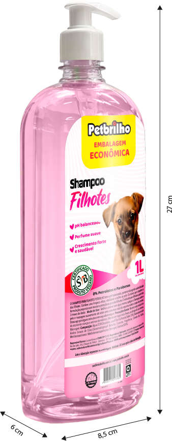 Shampoo Petbrilho Filhotes - 1 Litro