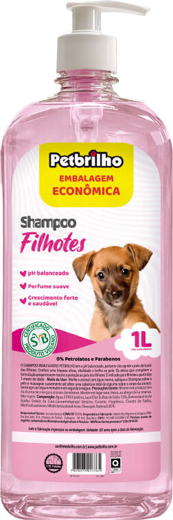 Shampoo Petbrilho Filhotes - 1 Litro