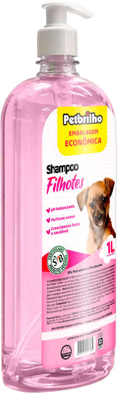 Shampoo Petbrilho Filhotes - 1 Litro