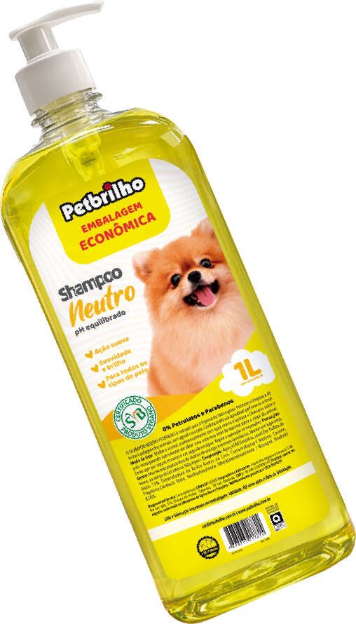 Shampoo Petbrilho Neutro - 1 Litro