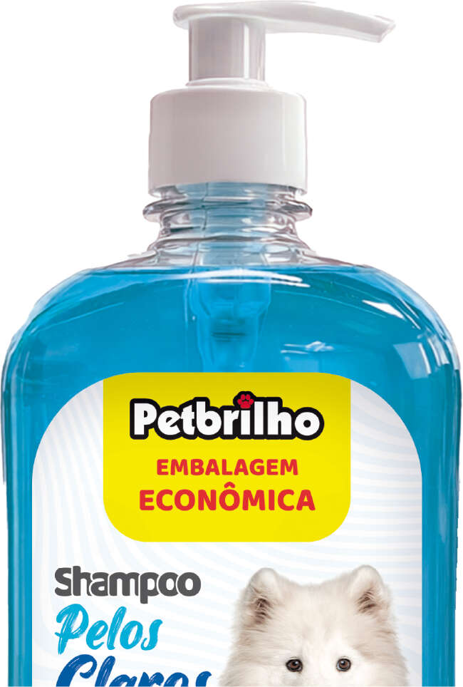 Shampoo Petbrilho Pelos Claros - 1 Litro