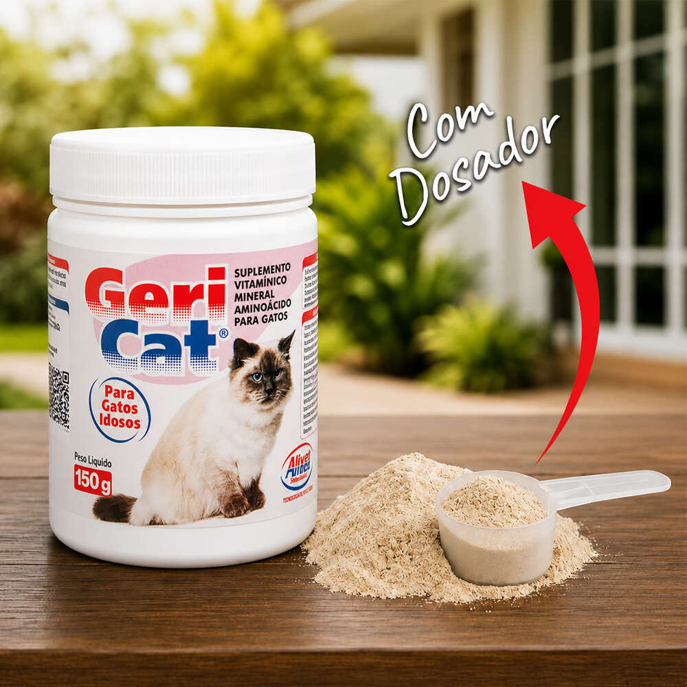 Suplemento Alivet Geri Cat em Pó - 150 g