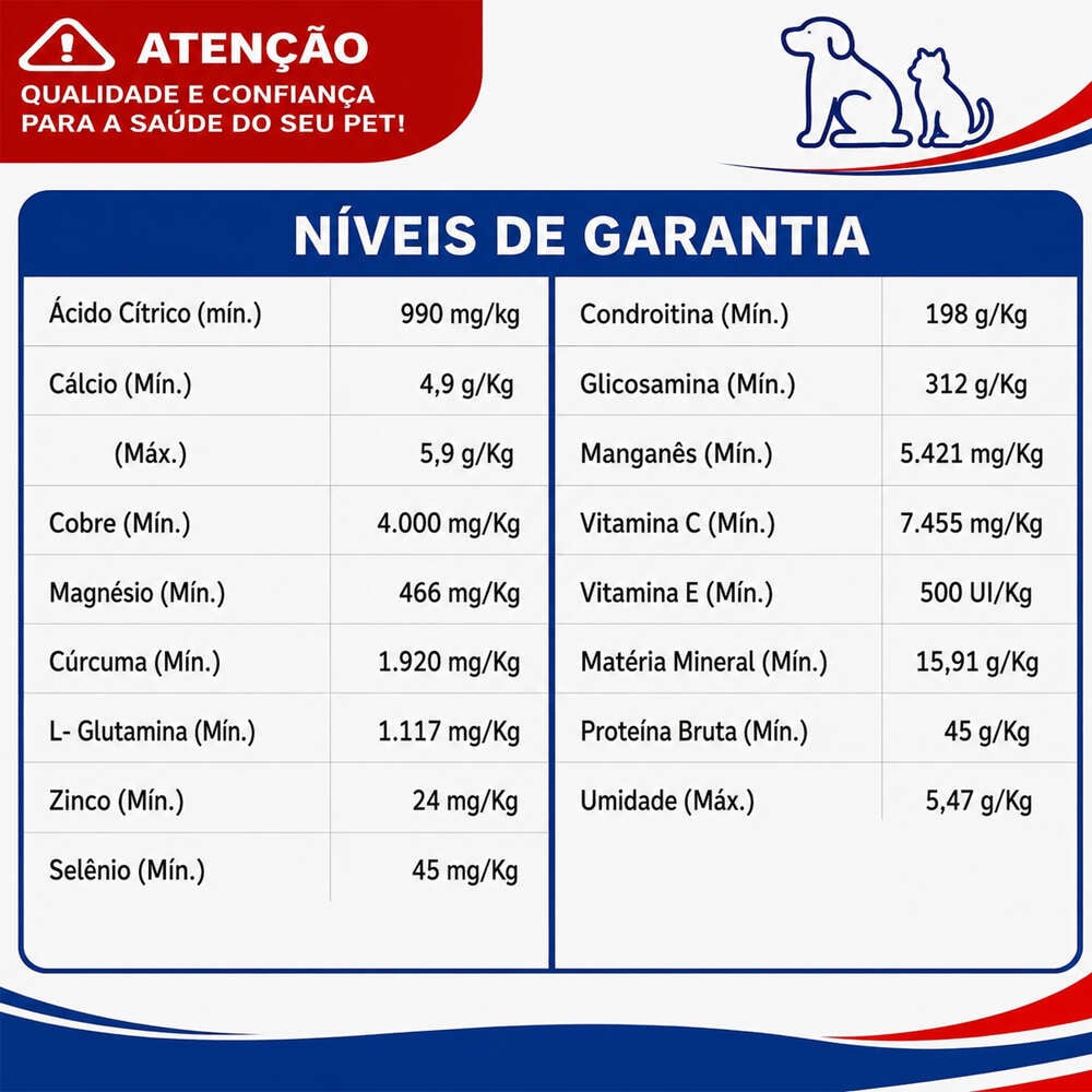 Suplemento Alivet Ortho Pet 60 Comprimidos - 600 mg