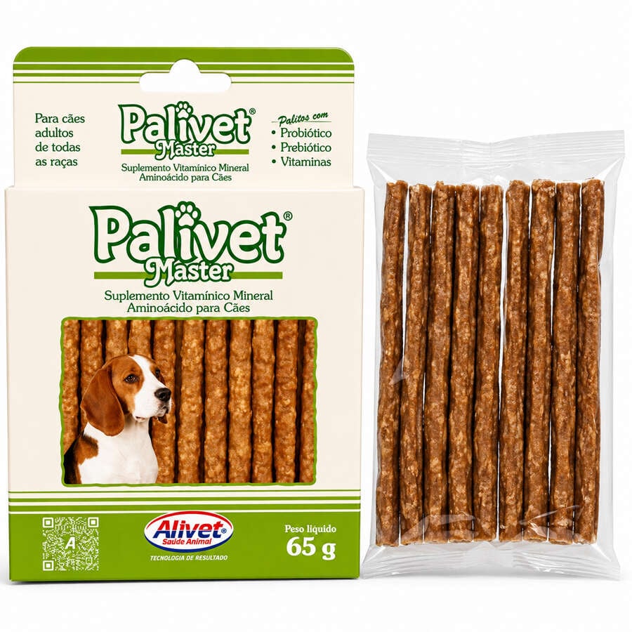 Suplemento Alivet Osso Palivet Master para Cães Adultos - 65 g