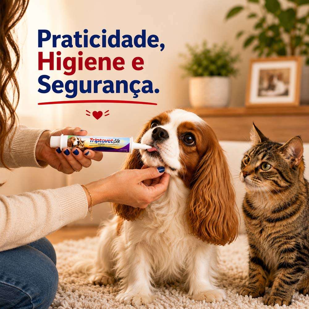 Suplemento Vitamínico Alivet Triptovet Pet Pasta - 14 g