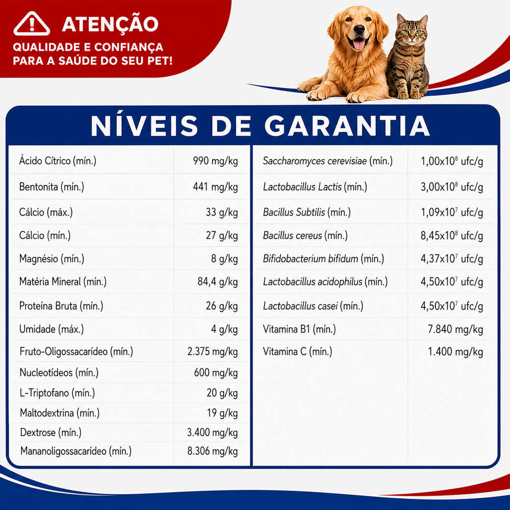 Suplemento Vitamínico Alivet Triptovet Pet Pasta - 14 g