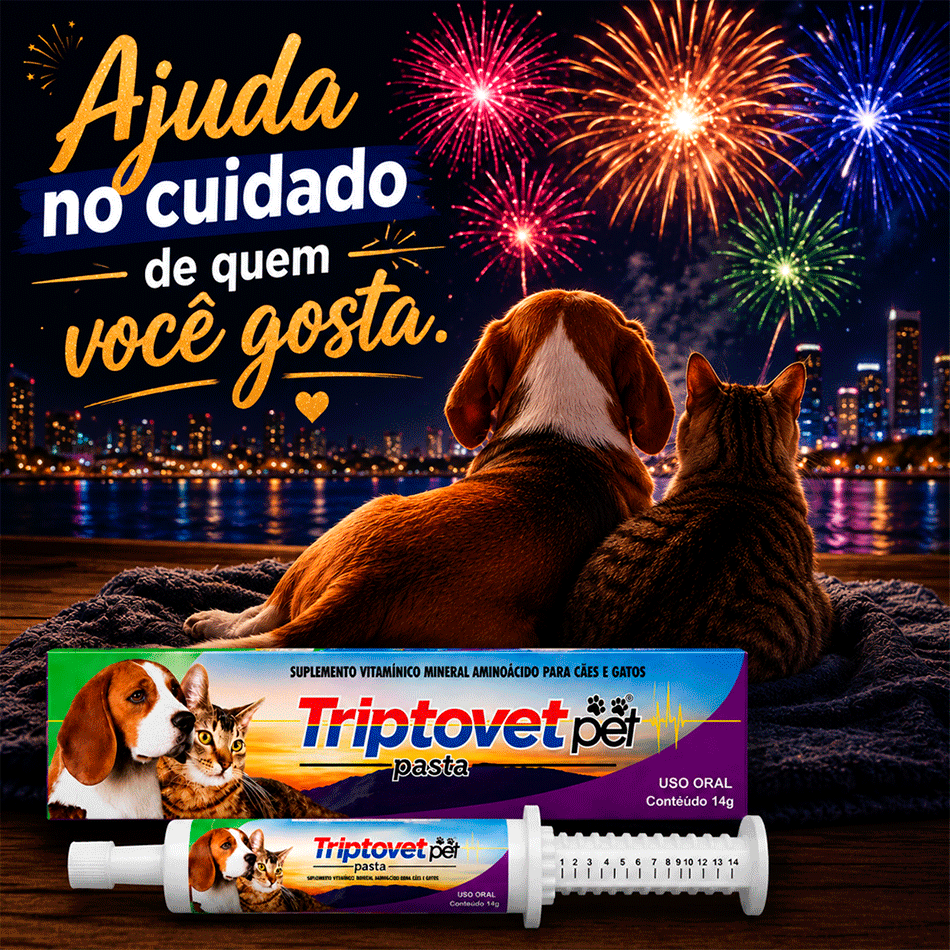Suplemento Vitamínico Alivet Triptovet Pet Pasta - 14 g