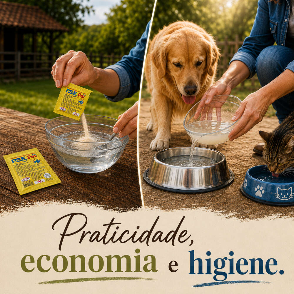 Suplemento Mineral Alivet P.S.E. Pet pó - 10 g