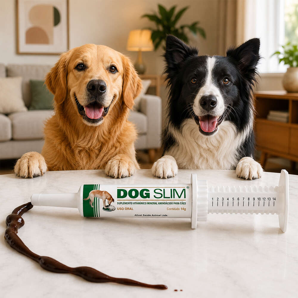 Suplemento Vitamínico Mineral Aminoácido Alivet Dog Slim Pasta - 14 g
