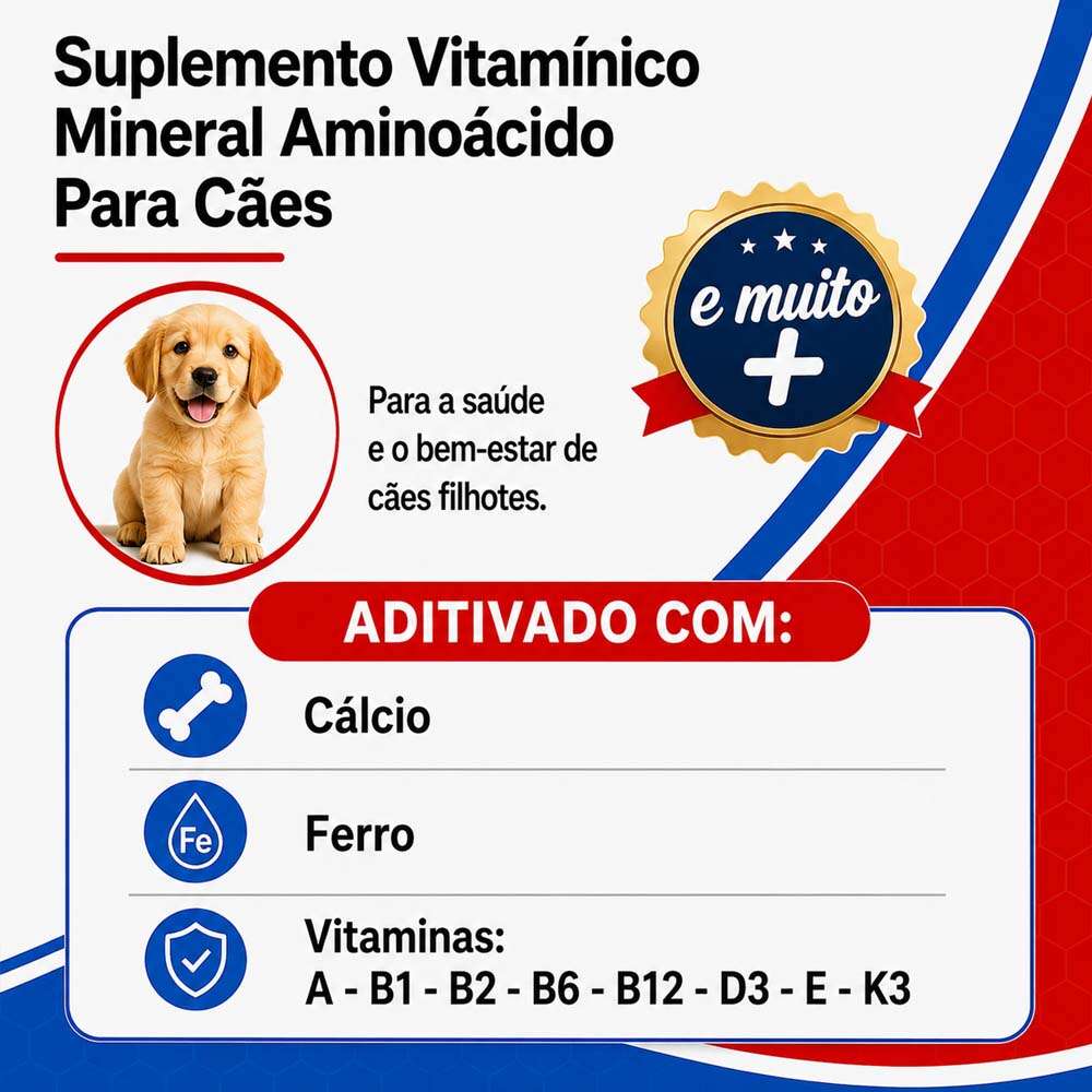 Suplemento Vitamínico Alivet Food Canis Baby para Cães Filhotes - 500 g