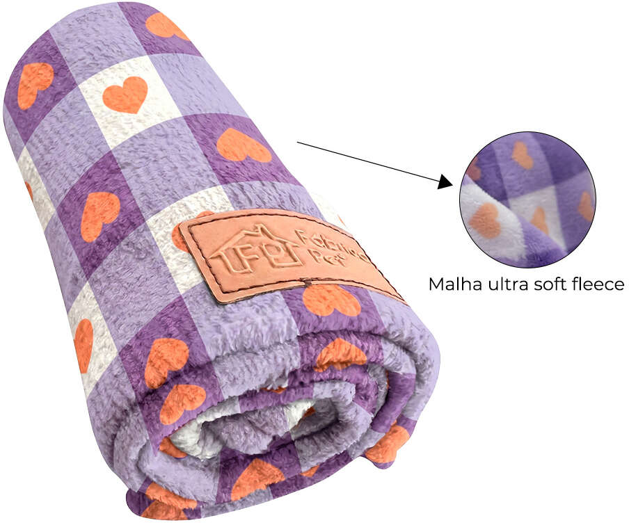 Cobertor Fábrica Pet Ultra Soft Fofo - Tam. Único