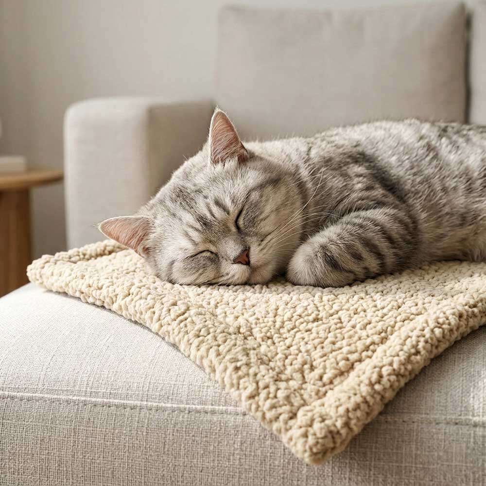 Manta Fofinha Gatton Carneirinho Extra Macia Avelã para Cães e Gatos - Tam. Único