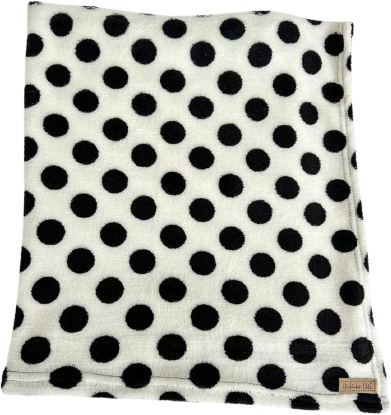 Cobertor Bichinho Chic Basic Preto Estampado para Cães e Gatos - Tam. M