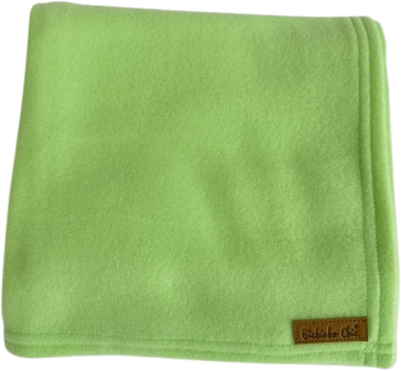 Cobertor Bichinho Chic Basic Verde para Cães e Gatos - Tam. M