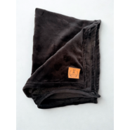 Cobertor Bichinho Chic Basic Preto para Cães e Gatos - Tam. M