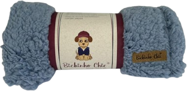 Cobertor Bichinho Chic Soninho Azul para Cães e Gatos - Tam. M
