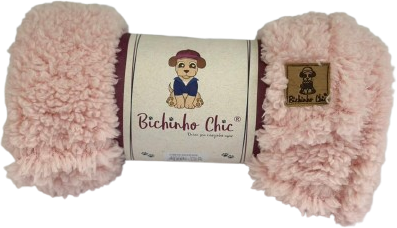 Cobertor Bichinho Chic Soninho Rosa para Cães e Gatos - Tam. M